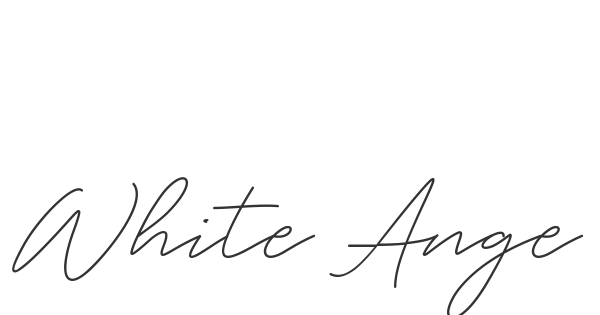 White Angelica font thumb
